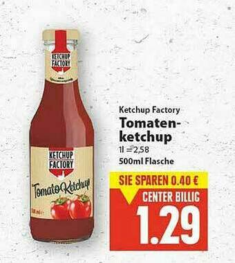 E-Center Ketchup Factory Tomaten-ketchup Angebot