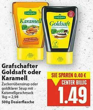 E-Center Grafschafter Goldsaft Oder Karamell Angebot