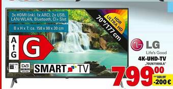 Edeka Lg 4k Uhd-tv 70un71006la Angebot