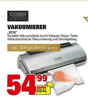 Edeka Caso Vakuumierer „vc10” Angebot