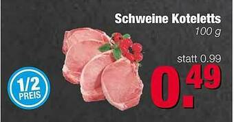 Edeka Scherer Schweine Koteletts Angebot