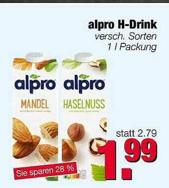 Edeka Scherer Alpro H-drink Angebot