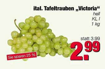 Edeka Scherer Tafeltrauben „victoria” Angebot