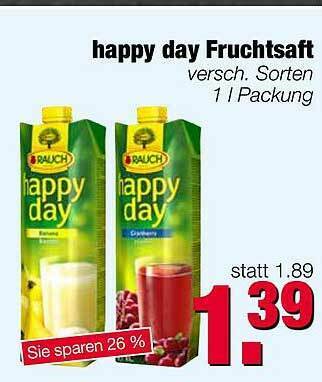 Edeka Scherer Happy Day Fruchtsaft Angebot