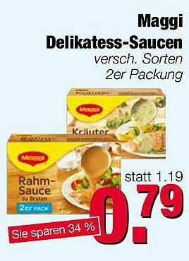 Edeka Scherer Maggi Delikatess-saucen Angebot