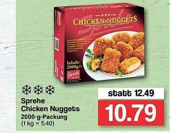 Famila Nord West Sprehe Chicken Nuggtes Angebot