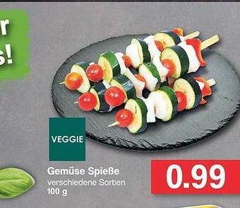 Famila Nord West Gemüse Spieße Veggie Angebot