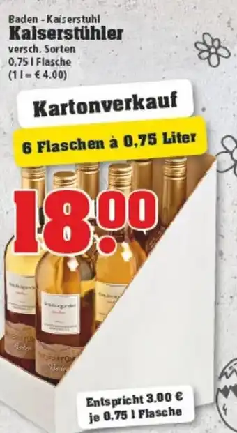 trinkgut Kaiserstühler 0,75L Angebot