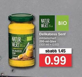 Famila Nord West Delikatess Senf Nature Wert Bio Bio Angebot