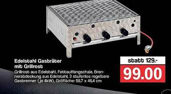 Famila Nord West Edelstahl Gasbräter Mit Grillrost Angebot