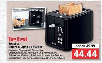 Famila Nord West Tefal Toaster Smart & Light Tt640810 Angebot