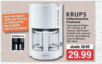 Famila Nord West Krups Kaffeemaschine Proaroma Angebot