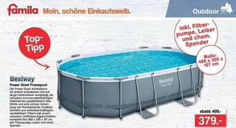 Famila Nord West Bestway Power Steel Framepool Angebot