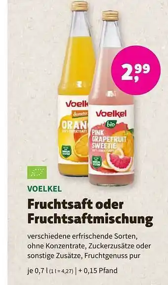 Biomarkt Voelkel fruchtsaft oder fruchtsaftmischung Angebot