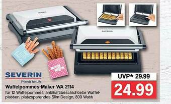 Famila Nord West Severin Waffelpommes-maker Wa 2114 Angebot