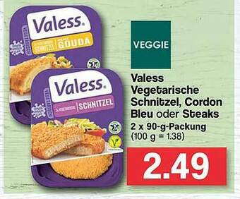 Famila Nord West Valess Vegetarisches Schnitzel Cordon Bleu Oder Steaks Angebot