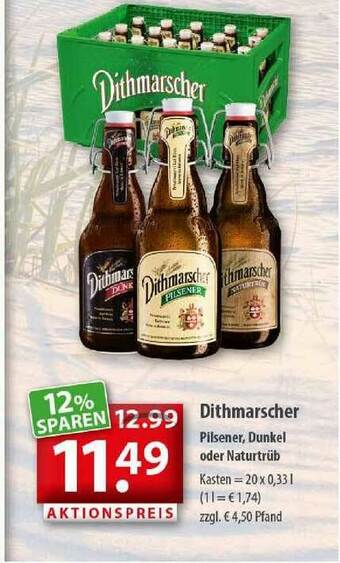 Getränkeland Dihmarscher Pilsener, Dunkel Oder Naturtrüb Angebot