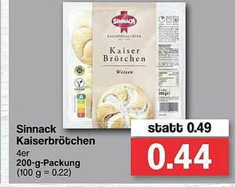 Famila Nord West Sinnack Kaiserbrötchen Angebot