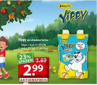 Getränkeland Yippy Verschiedene Sorten Angebot