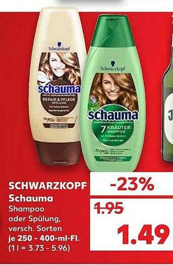 Kaufland Schwarzkopf Schauma Angebot