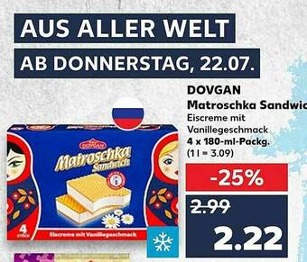 Kaufland Dovgan Matroschka Sandwich Angebot