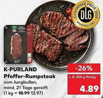 Kaufland K-purland Pfeffer-rumpsteak Angebot