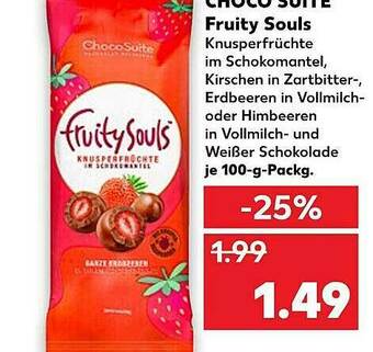 Kaufland Chocosuite Fruity Souls Angebot