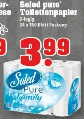 trinkgut Soled Pure Toilettenpapier Angebot
