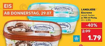 Kaufland Landliebe Eiscreme Angebot