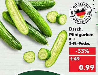 Kaufland Dtsch. Minigurken Angebot