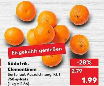 Kaufland Südafrik Clementinen Angebot