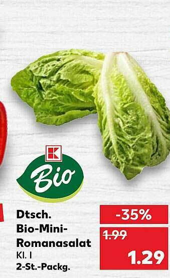 Kaufland Dtsch Bio-mini- Romanasalat Angebot