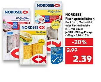 Kaufland Nordsee Fischspezialitäten Angebot