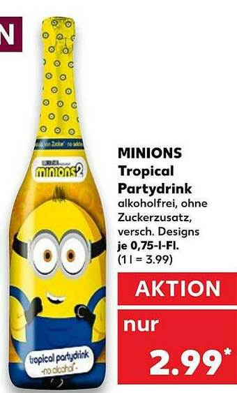 Kaufland Minions Tropical Partydrink Angebot