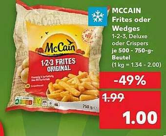 Kaufland Mccain Frites Oder Wedges Angebot