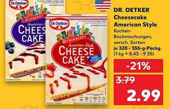 Kaufland Dr. Oetker Cheesecake American Style Angebot