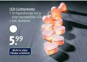 Rossmann LED-Lichterkette Angebot