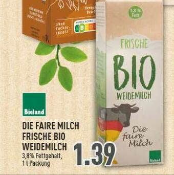 Marktkauf Die Faire Milch Frische Bio Weidemilch Angebot