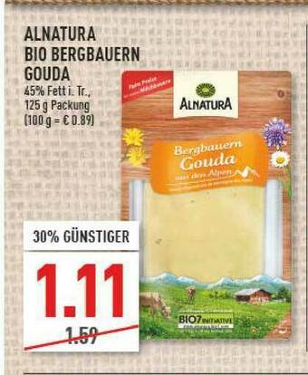 Marktkauf Alnatura Bio Bergbauern Gouda Angebot