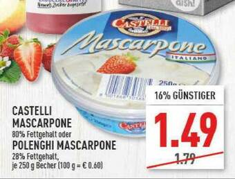 Marktkauf Castelli Mascarpone Oder Polenghi Mascarpone Angebot