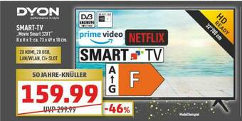 Marktkauf Dyon Smart-tv „movie Smart 32xt” Angebot