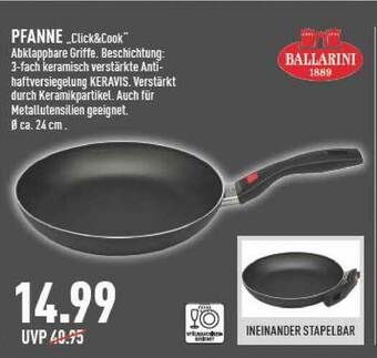 Marktkauf Ballarini Pfanne Click&cook Angebot