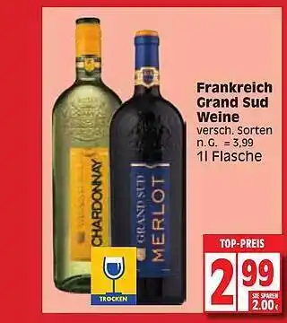 Edeka Frankreich grand sud weine Angebot