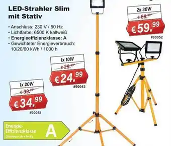 Stabilo Fachmarkt Led-strahler slim mit stativ Angebot