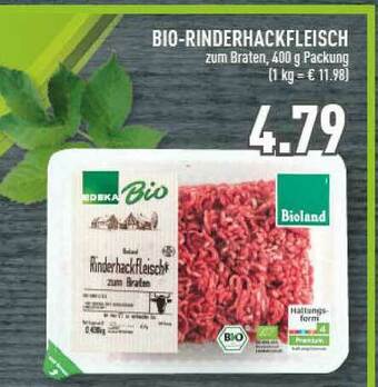 Marktkauf Edeka Bio Bio-rinderhackfleisch Angebot