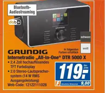 HEM Expert Grundig internetradio „all-in-one“ dtr 5000 x Angebot