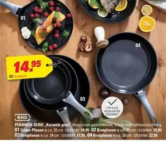 Höffner Khg pfannen-serie „keramik grau“ Angebot