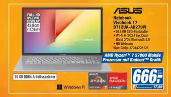 HEM Expert Asus notebook vivobook 17 d712ua-au279w Angebot