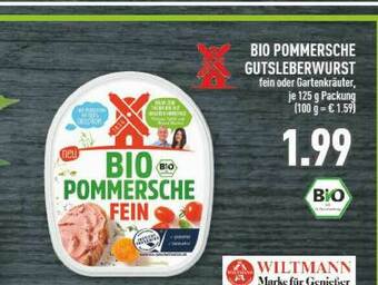 Marktkauf Bio Pommersche Gutsleberwurst Angebot