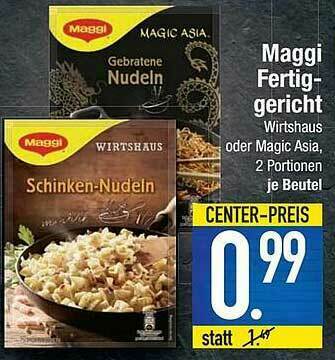 E-Center Maggi Fertiggericht Angebot